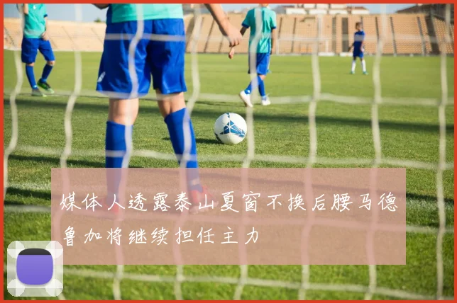 媒体人透露泰山夏窗不换后腰马德鲁加将继续担任主力